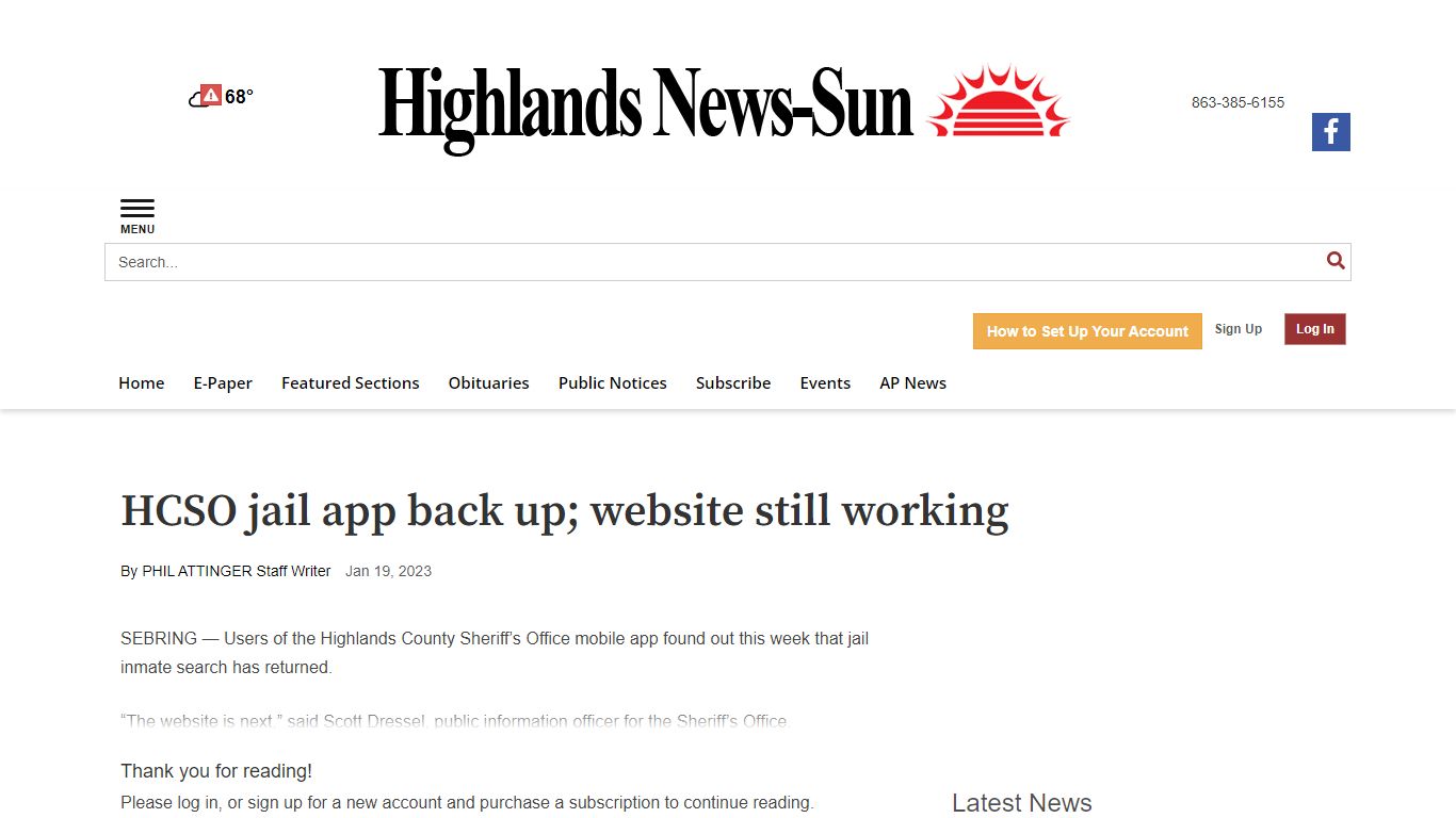 HCSO jail app back up; website still working | News ...